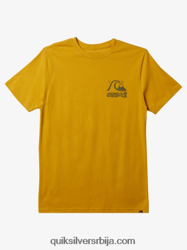 мушкарци Quiksilver мајица за пут за бекство жуманце жуто Z824VN119