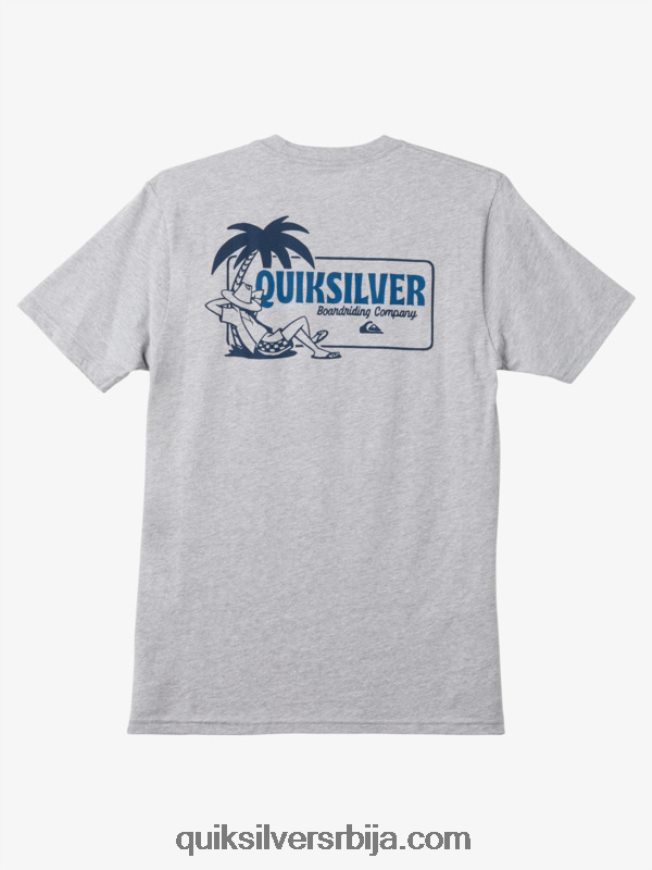 мушкарци Quiksilver пауза мајица атлетски хеатхер Z824VN1192