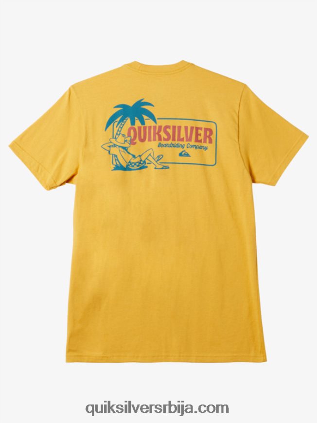 мушкарци Quiksilver пауза мајица сјајно злато Z824VN1193