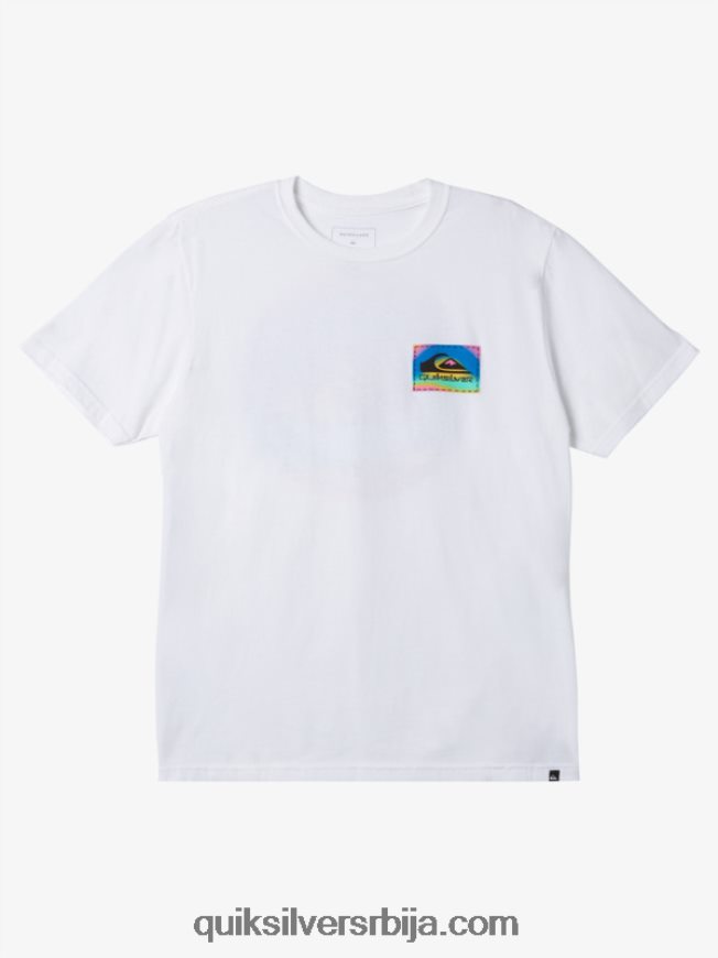 мушкарци Quiksilver цолор флов мајица бео Z824VN1205