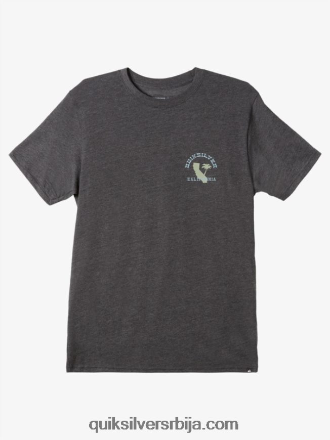 мушкарци Quiksilver калифорнијска иконична западна мајица угаљ вријесак Z824VN1229