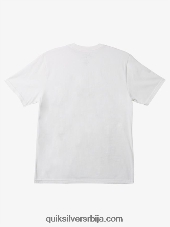 мушкарци Quiksilver у облику мајице бео Z824VN1235