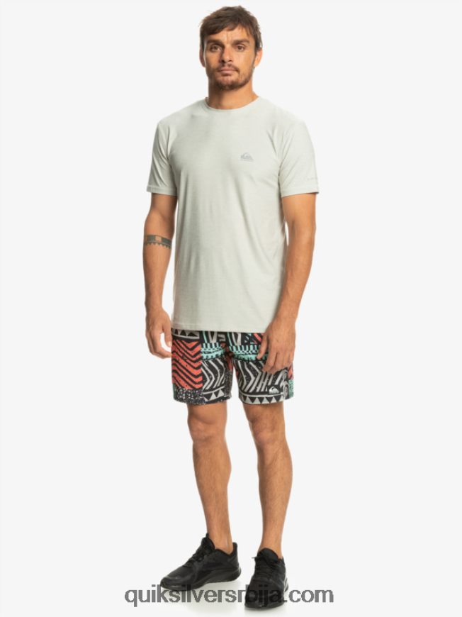 мушкарци Quiksilver мајица за тркаче на обали сивољубичасти вријесак Z824VN1329