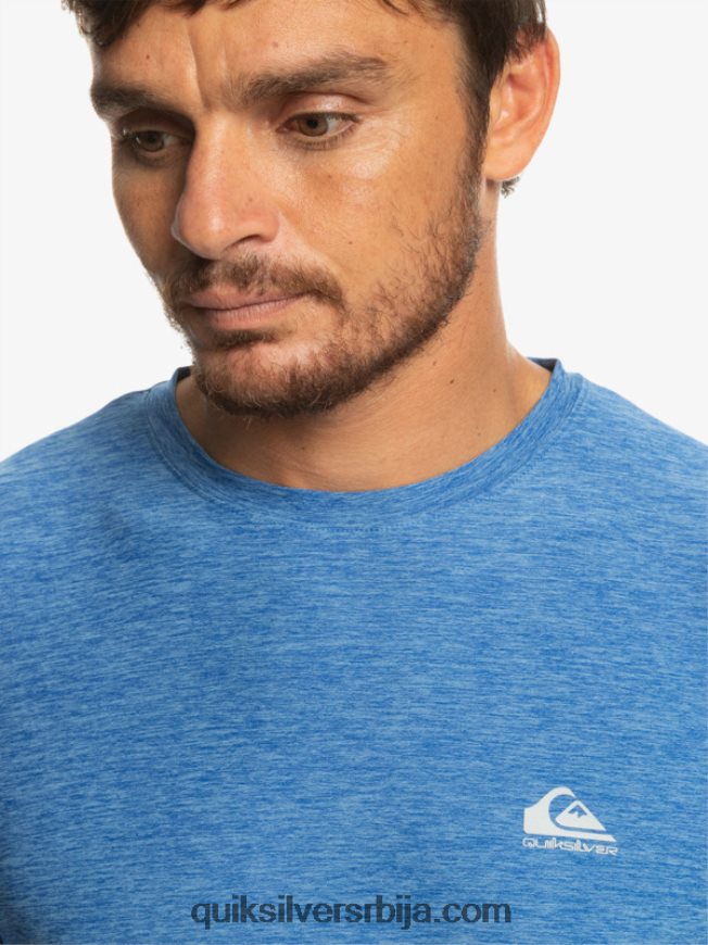 мушкарци Quiksilver мајица за тркаче на обали сноркел блуе Z824VN1331