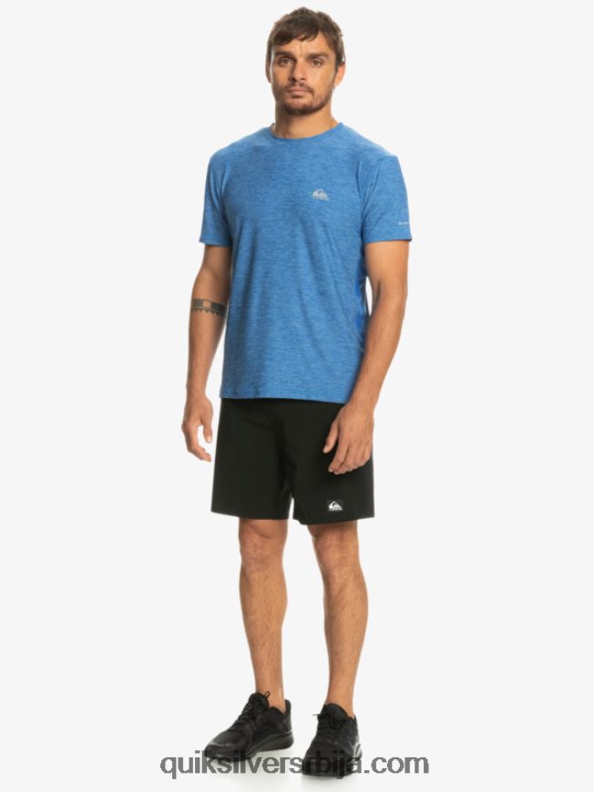 мушкарци Quiksilver мајица за тркаче на обали сноркел блуе Z824VN1331