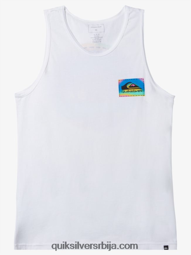 мушкарци Quiksilver цолор флов мајица бео Z824VN1332