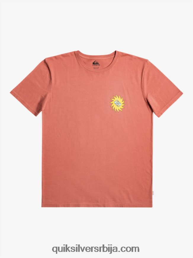 мушкарци Quiksilver мајица планета позитивне марсала Z824VN1339