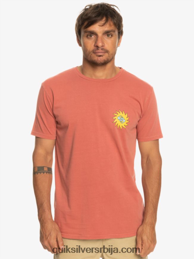 мушкарци Quiksilver мајица планета позитивне марсала Z824VN1339