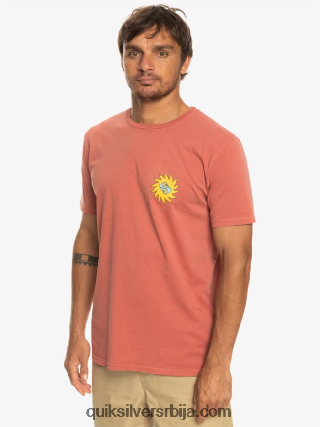мушкарци Quiksilver мајица планета позитивне марсала Z824VN1339