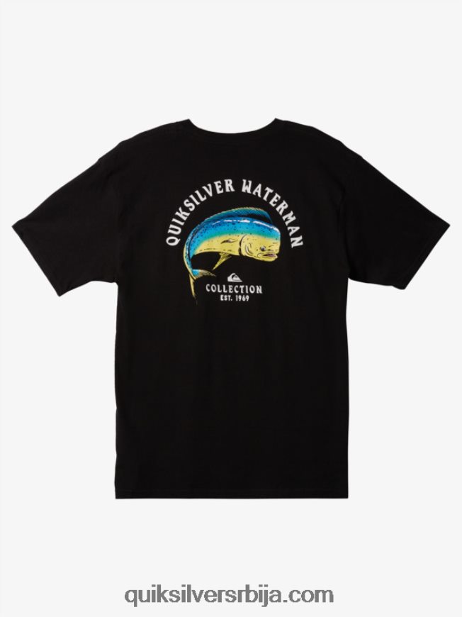 мушкарци Quiksilver ватерман тензија на мајици црн Z824VN1341