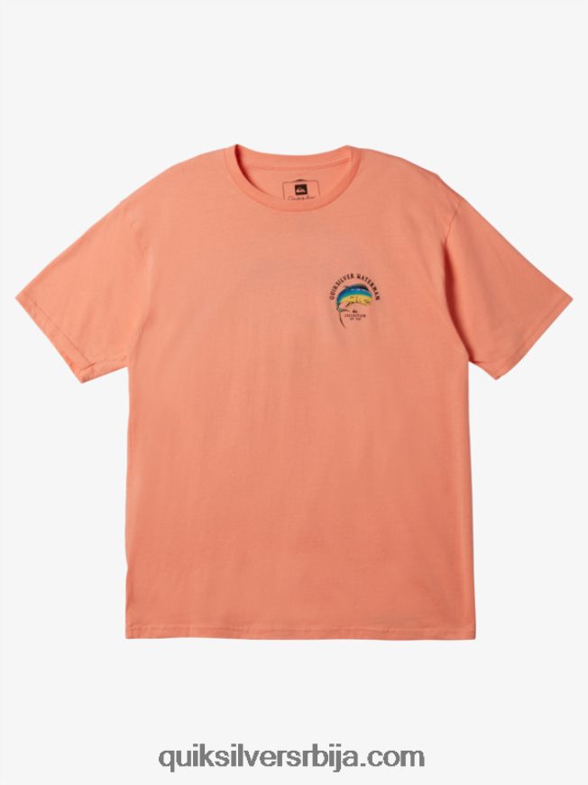 мушкарци Quiksilver ватерман тензија на мајици бресква розе Z824VN1342