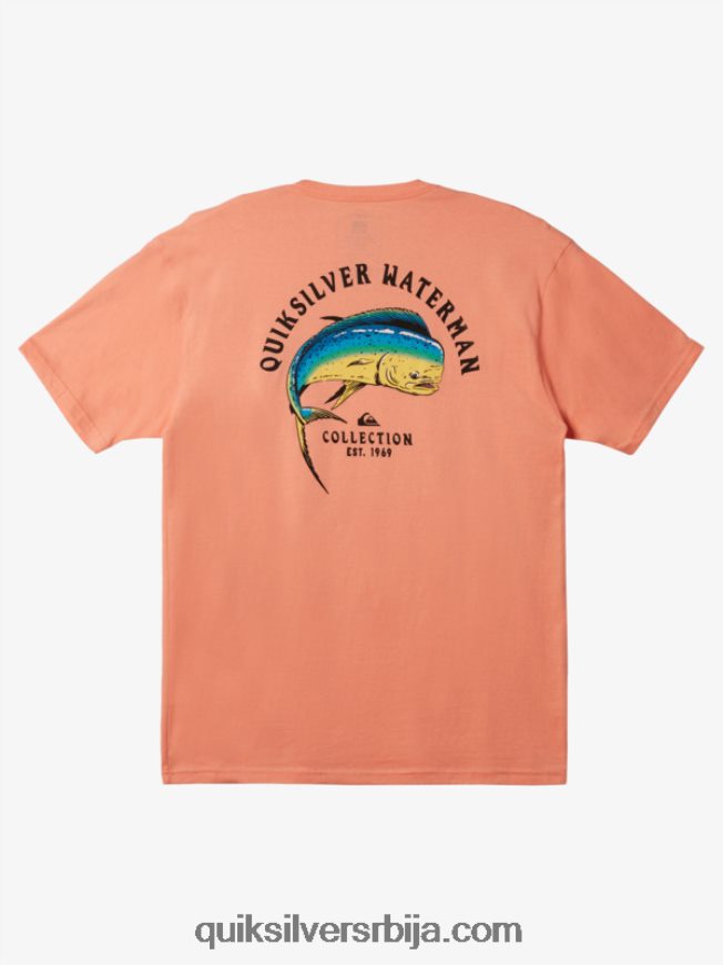 мушкарци Quiksilver ватерман тензија на мајици бресква розе Z824VN1342