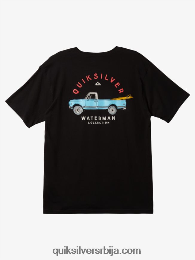 мушкарци Quiksilver Ватерман беацонс везана мајица црн Z824VN1343