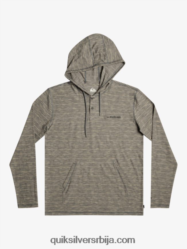 мушкарци Quiksilver кентин мајица са капуљачом дугих рукава тамни шкриљац кентин Z824VN1353