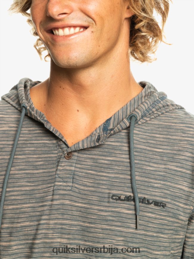 мушкарци Quiksilver кентин мајица са капуљачом дугих рукава тамни шкриљац кентин Z824VN1353