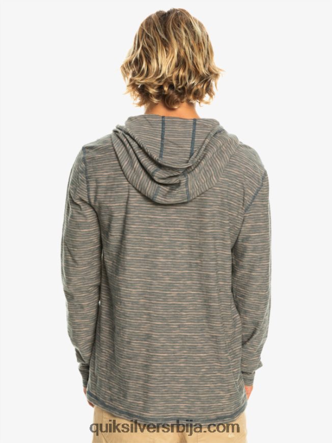 мушкарци Quiksilver кентин мајица са капуљачом дугих рукава тамни шкриљац кентин Z824VN1353