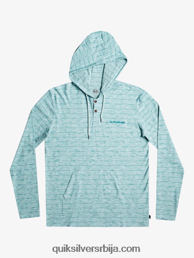 мушкарци Quiksilver кентин мајица са капуљачом дугих рукава небески кентин Z824VN1354