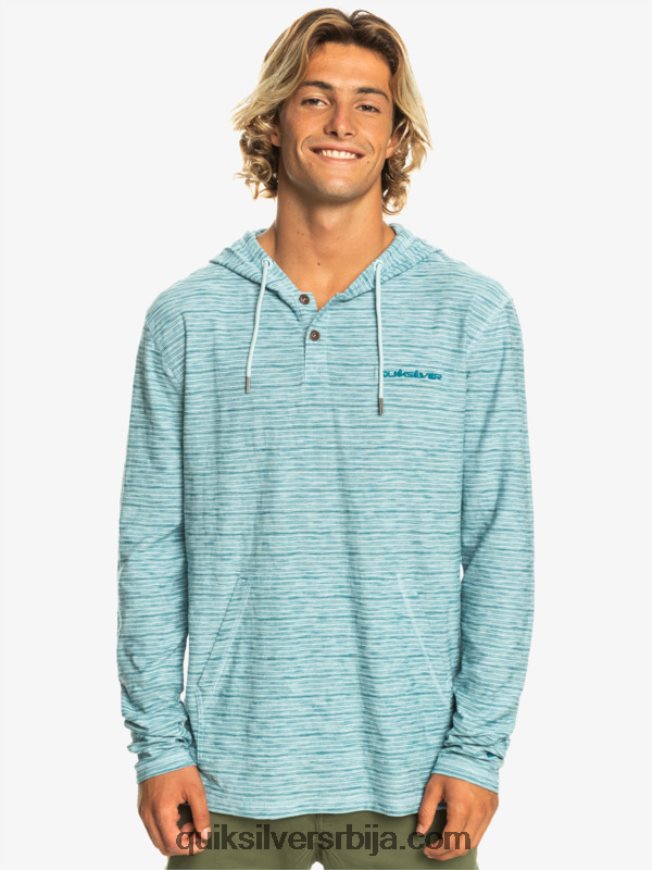 мушкарци Quiksilver кентин мајица са капуљачом дугих рукава небески кентин Z824VN1354