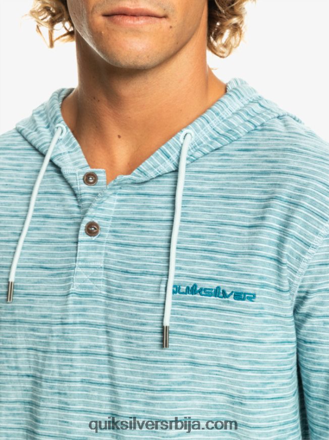 мушкарци Quiksilver кентин мајица са капуљачом дугих рукава небески кентин Z824VN1354