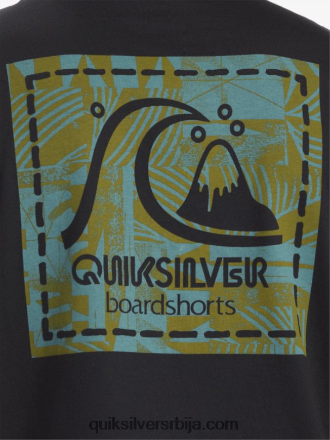 мушкарци Quiksilver Грегг Каплан празна платнена мајица црн Z824VN1374