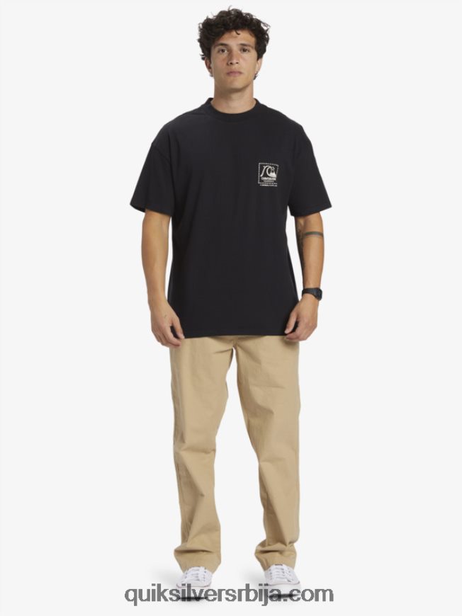 мушкарци Quiksilver Грегг Каплан празна платнена мајица црн Z824VN1374