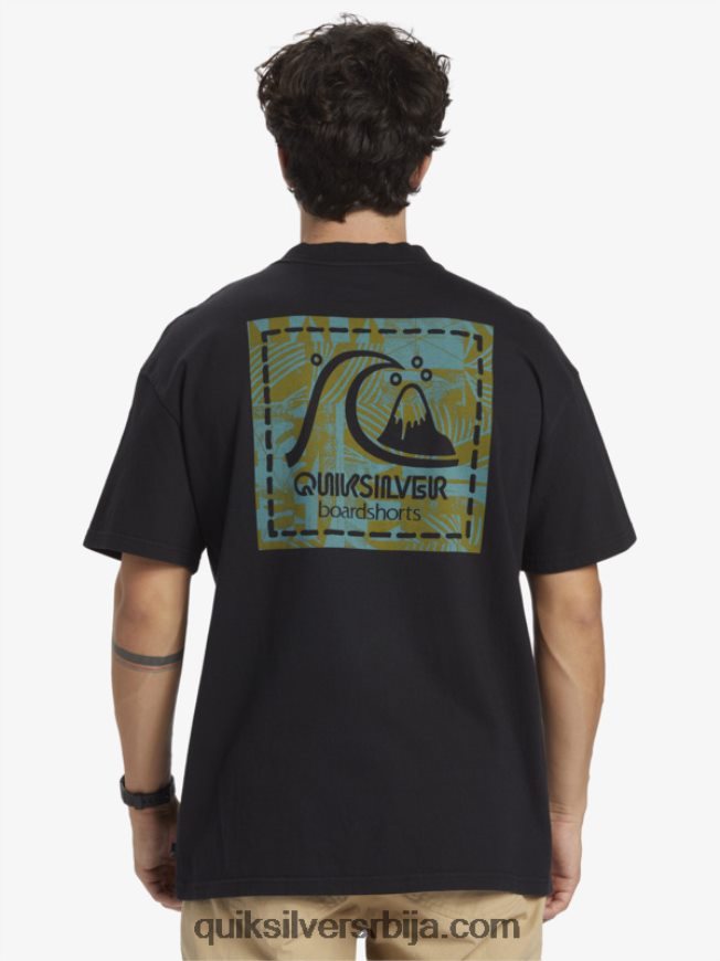 мушкарци Quiksilver Грегг Каплан празна платнена мајица црн Z824VN1374