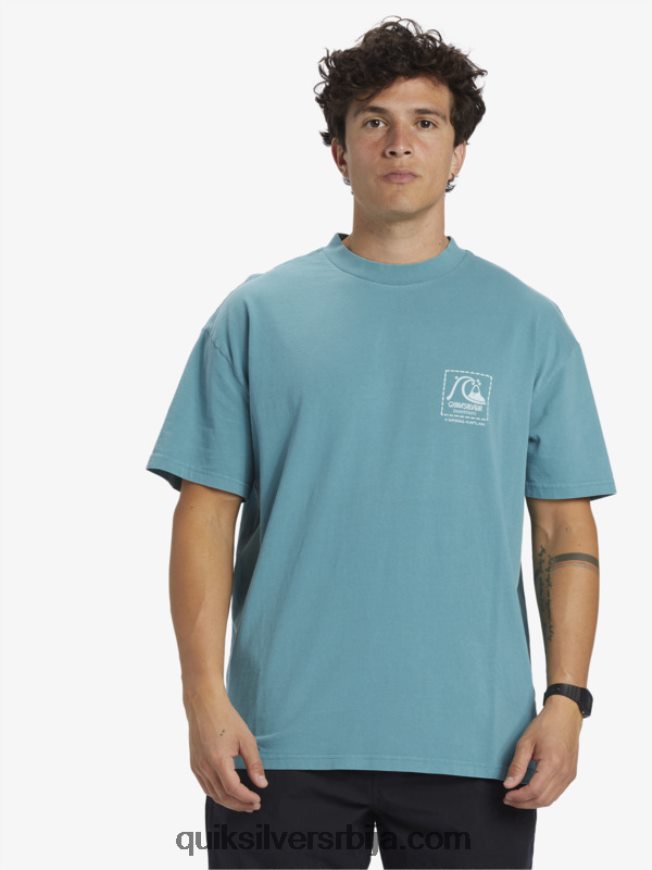 мушкарци Quiksilver Грегг Каплан празна платнена мајица бриттани блуе Z824VN1375
