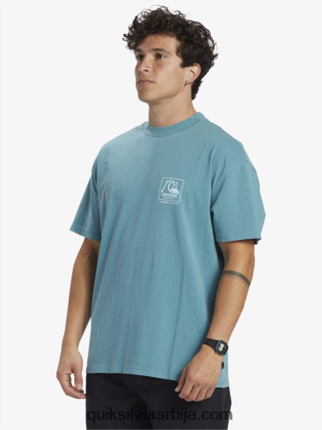мушкарци Quiksilver Грегг Каплан празна платнена мајица бриттани блуе Z824VN1375