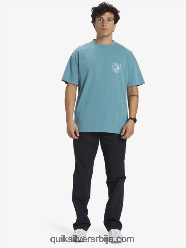 мушкарци Quiksilver Грегг Каплан празна платнена мајица бриттани блуе Z824VN1375