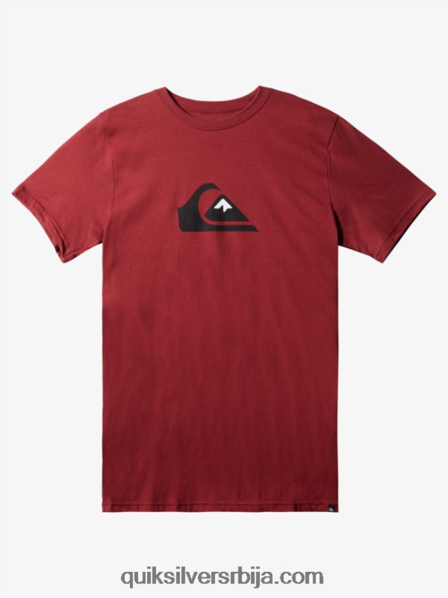 мушкарци Quiksilver мајица са логотипом комп рубинско вино Z824VN1384