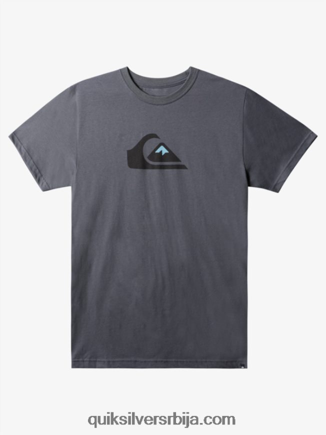 мушкарци Quiksilver мајица са логотипом комп гвоздена капија Z824VN1386