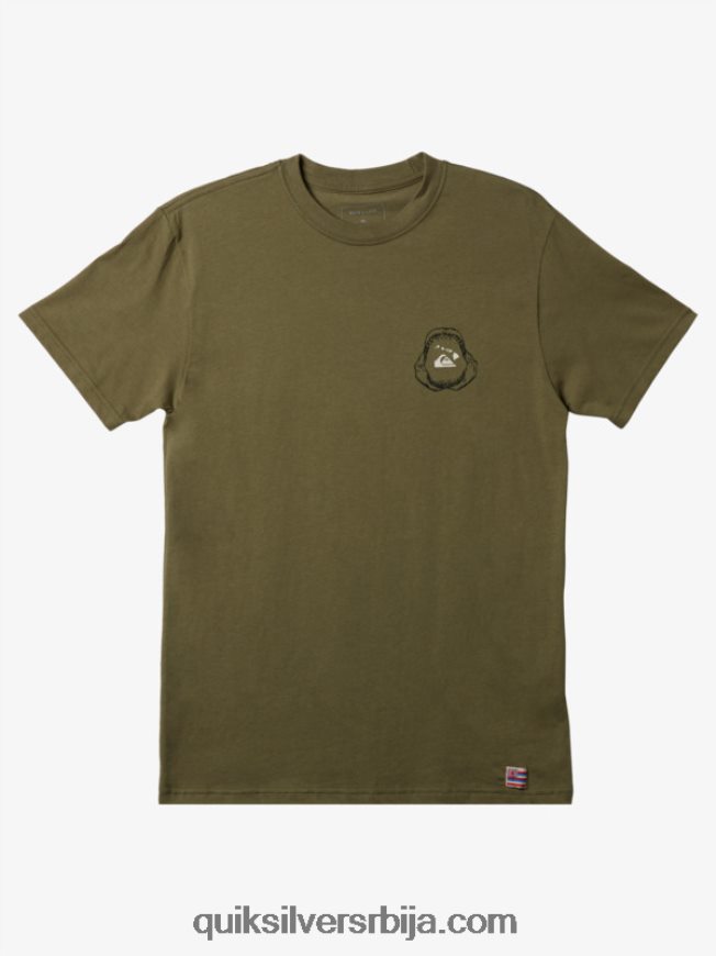 мушкарци Quiksilver Хаваии биг бите мајица детелина са четири листа Z824VN1422