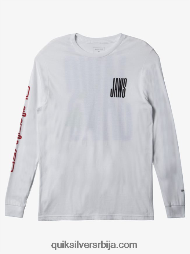 мушкарци Quiksilver јавс биг ваве цхалленге лс мајица бео Z824VN1425