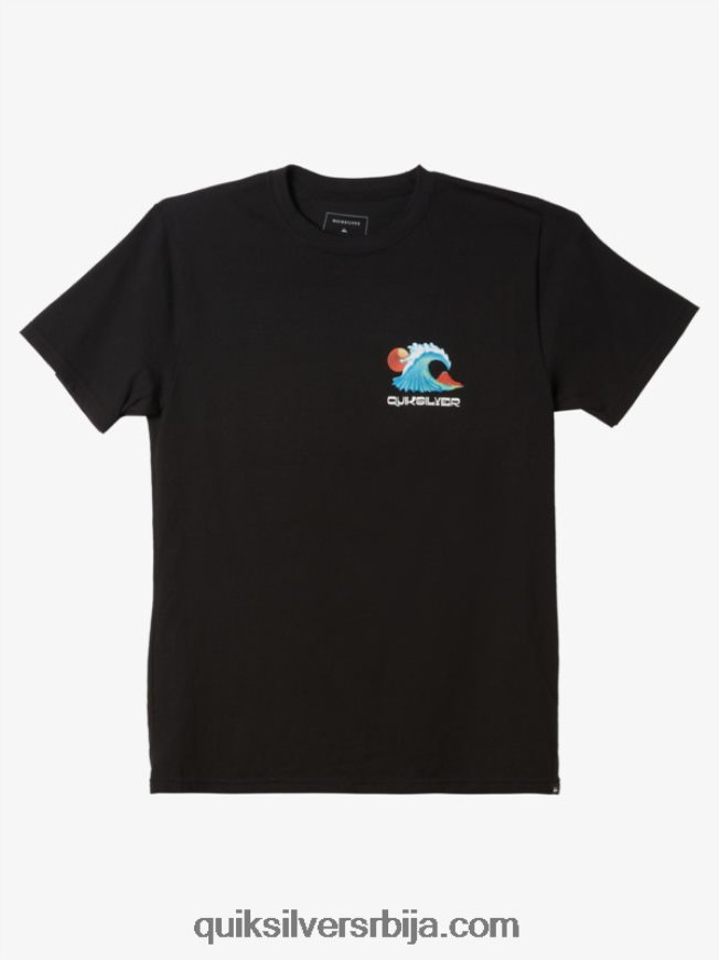 мушкарци Quiksilver мајица океанског кревета црн Z824VN1476