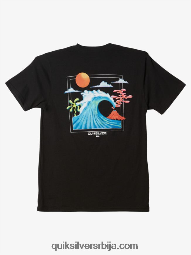 мушкарци Quiksilver мајица океанског кревета црн Z824VN1476