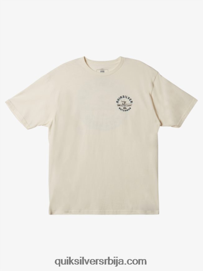 мушкарци Quiksilver Ватерман кс ванбродска мајица старинско бело Z824VN1481
