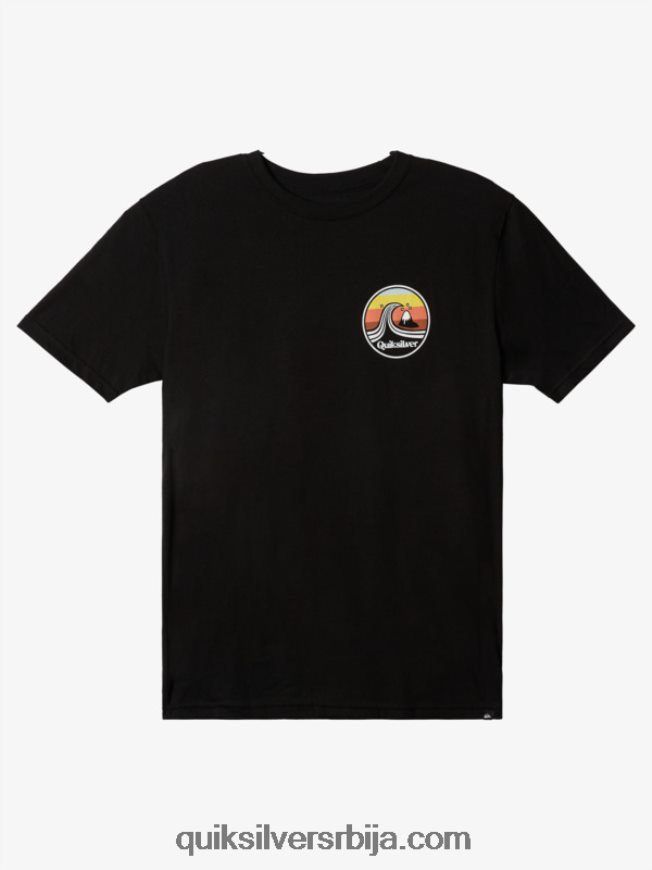мушкарци Quiksilver порт оф цалл мајица црн Z824VN1511