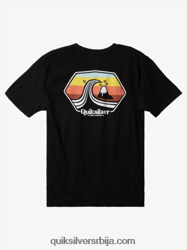 мушкарци Quiksilver порт оф цалл мајица црн Z824VN1511