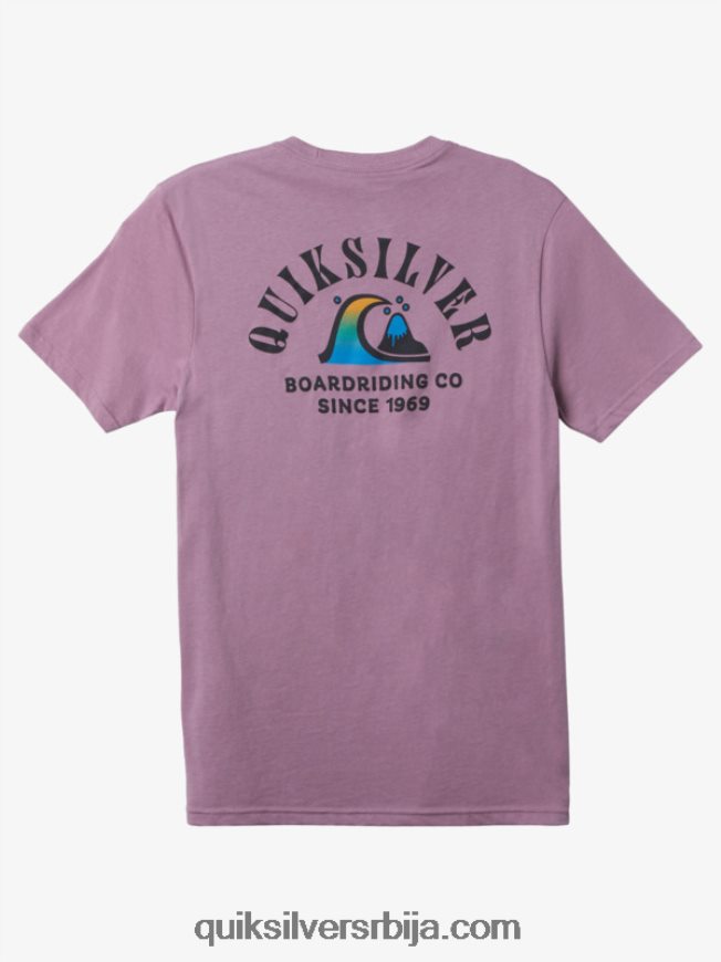 мушкарци Quiksilver ривер бенд мајица прашњава орхидеја Z824VN1516