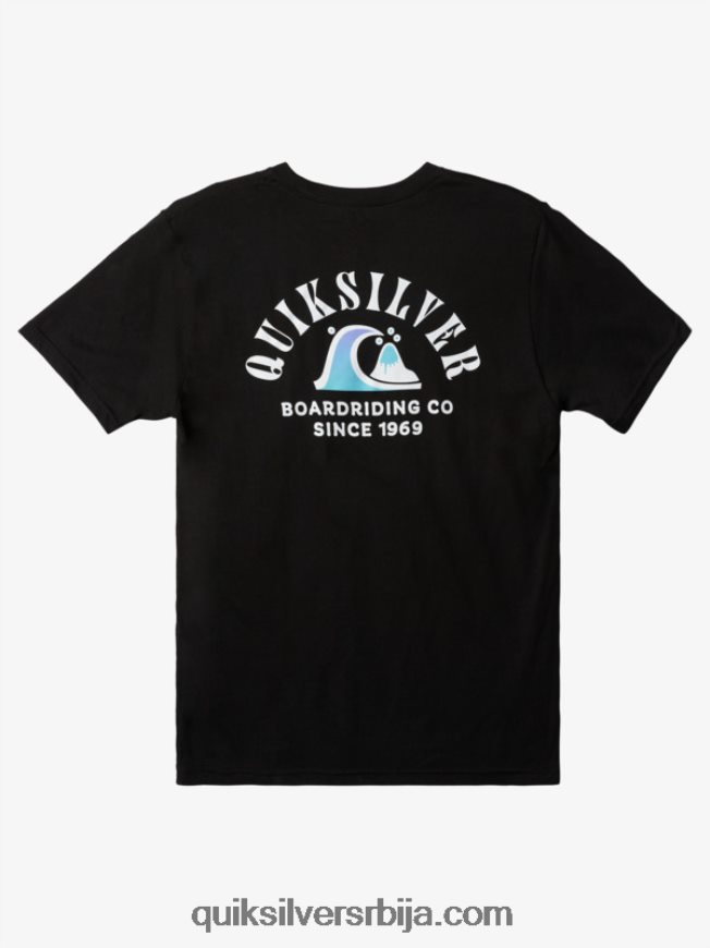 мушкарци Quiksilver ривер бенд мајица црн Z824VN1517