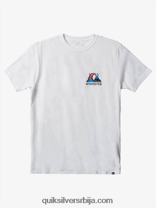 мушкарци Quiksilver ривер бенд мајица бео Z824VN1518