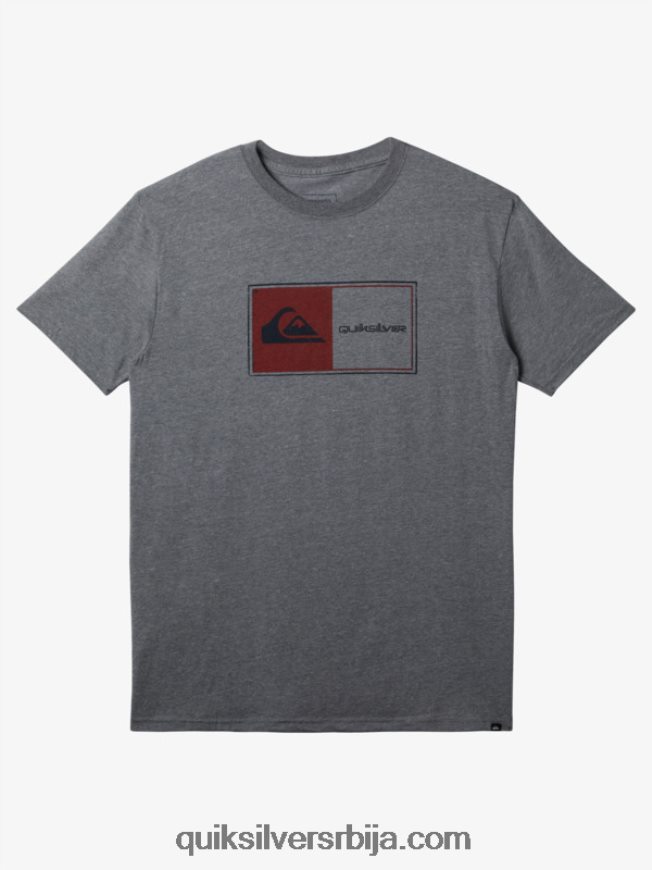 мушкарци Quiksilver цоре лоцкуп мајица средње сиви вресак Z824VN160