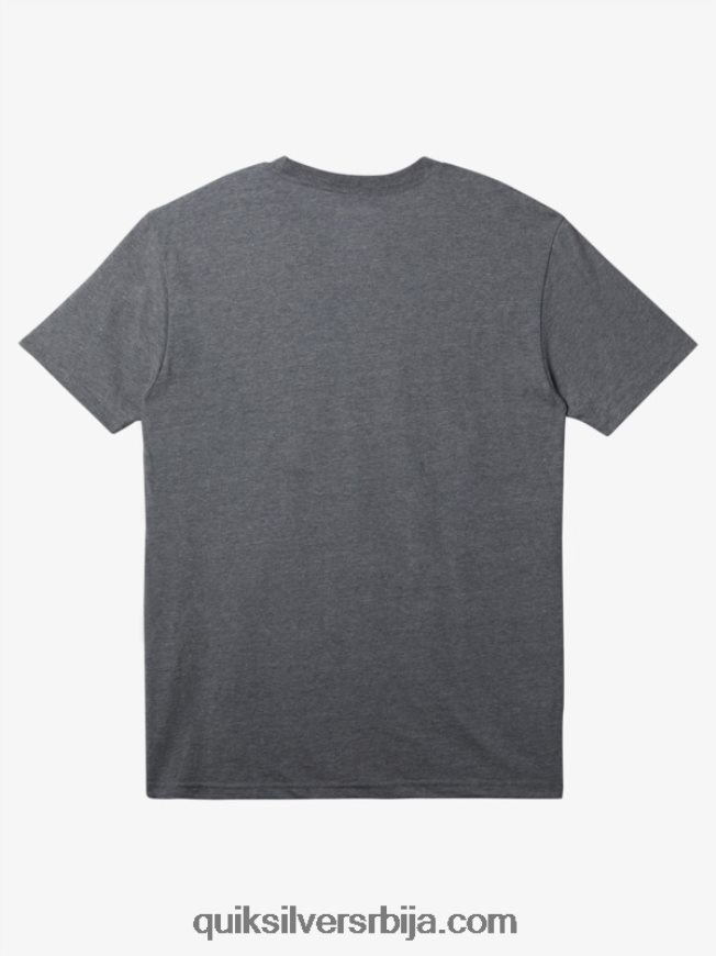 мушкарци Quiksilver цоре лоцкуп мајица средње сиви вресак Z824VN160