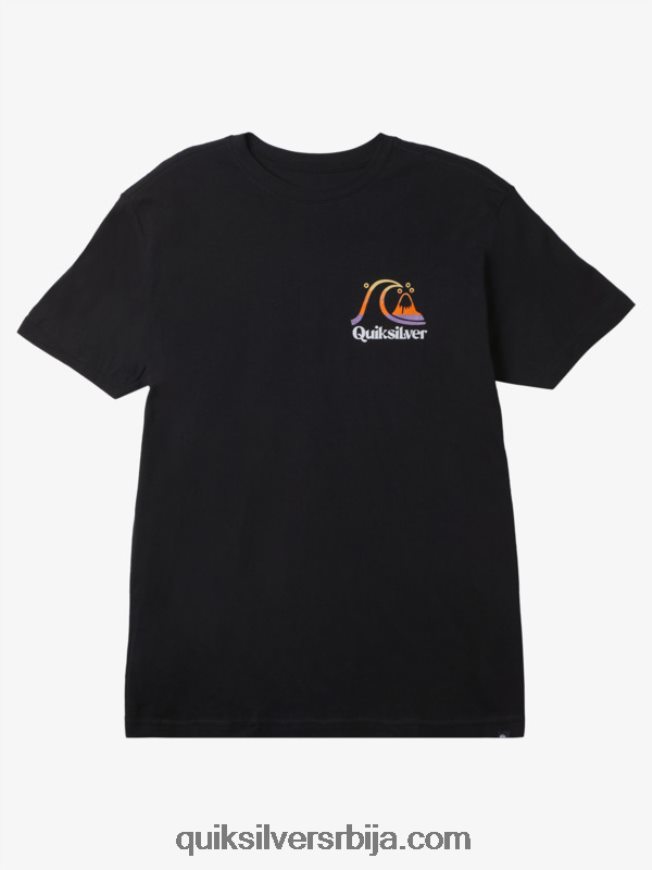 мушкарци Quiksilver мајица са острвским временом црн Z824VN1627