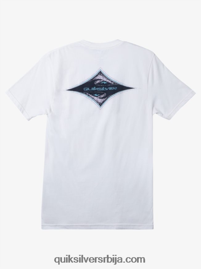 мушкарци Quiksilver омни дијамантска мајица бео Z824VN162