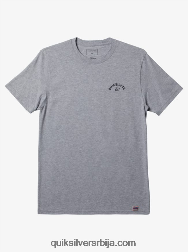 мушкарци Quiksilver Хаваии бријач зуб мајица атлетски хеатхер Z824VN163