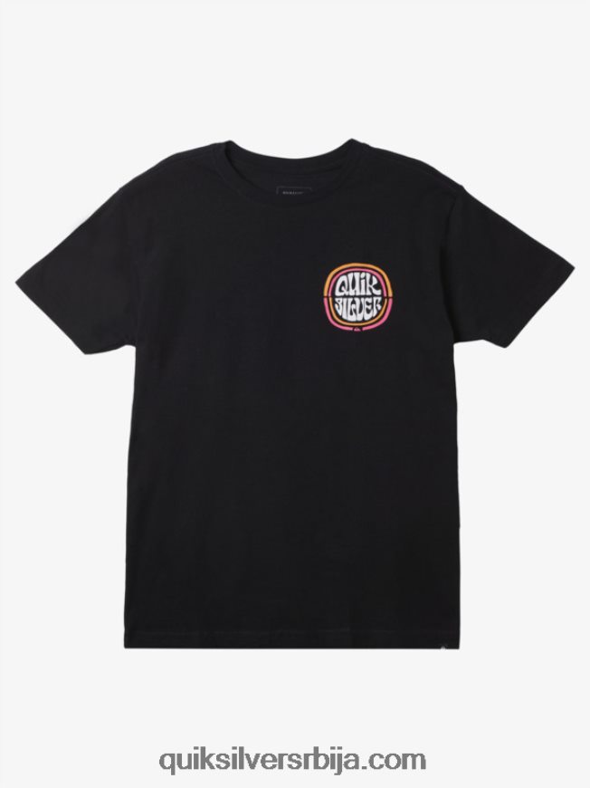 мушкарци Quiksilver миља висока мајица црн Z824VN1641