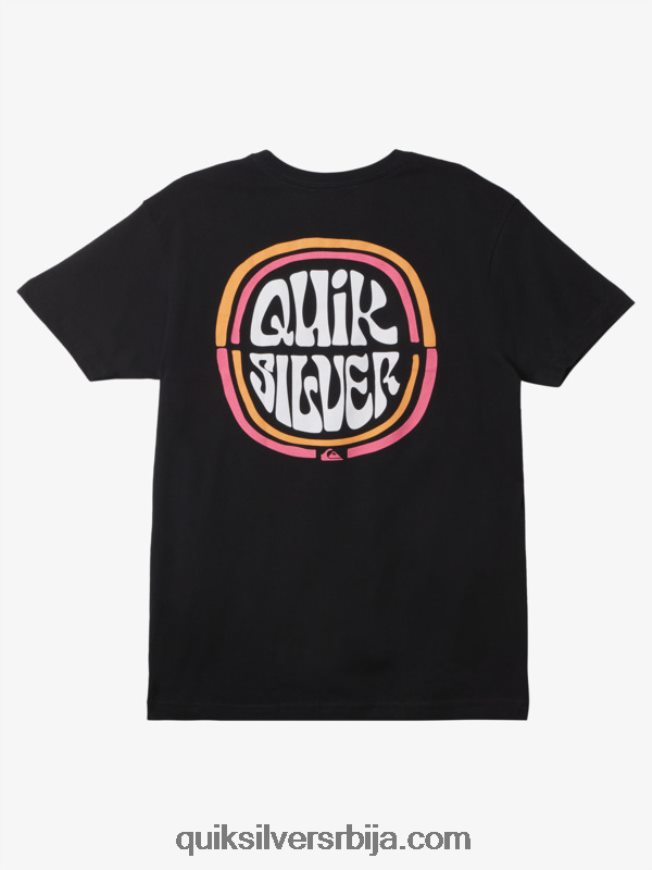 мушкарци Quiksilver миља висока мајица црн Z824VN1641