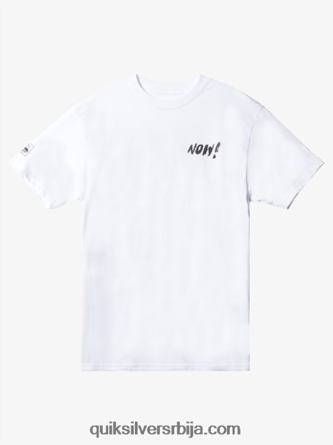 мушкарци Quiksilver натас сада мајица бео Z824VN1656