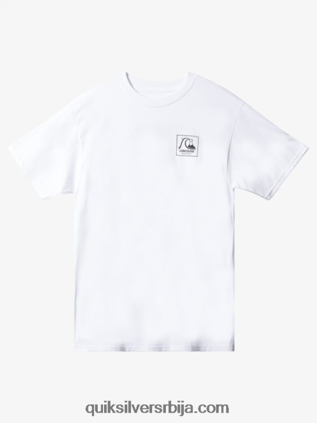 мушкарци Quiksilver натас акција сада мајица бео Z824VN1658